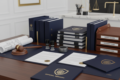Government Registry & Property Filing Legal Support